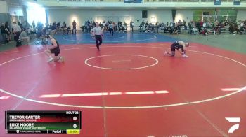 174 lbs Prelim - Trevor Carter, Greensboro College vs Luke Moore, Delaware Valley University