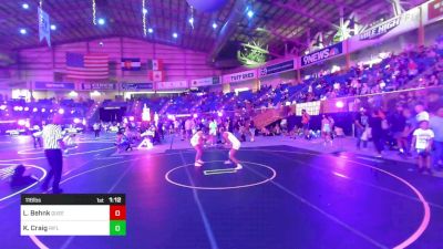 116 lbs Round Of 32 - Leah Behnk, Queens Of Mayhem vs Karisa Craig, Rifle