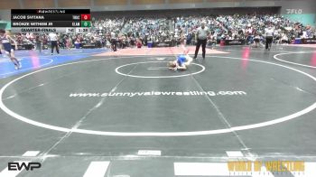 67 lbs Quarterfinal - Jacob Svitana, Truckee vs Bronze Withem Jr, Klamath Prep