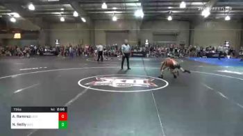 73 lbs Consolation - Aaron Ramirez, Lockjaw WC vs Nathan Reilly, Outlaw 512 WC