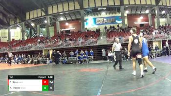 152 lbs Round 2 (8 Team) - Kaleb Torres, Seward vs Garrett Rine, Waverly