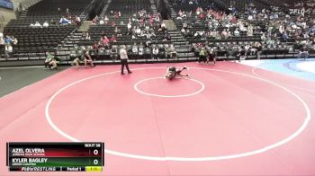 116 lbs Champ. Round 1 - Azel Olvera, Jordan High School vs Kyler Bagley, Green Canyon
