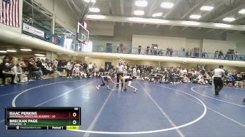 90 lbs Round 1 (4 Team) - Isaac Perkins, Sanderson Wrestling Academy vs Breckan Page, Stallions