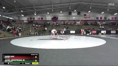 133 lbs Quarterfinal - James Day, Wabash vs James Armstrong Jr, West Liberty