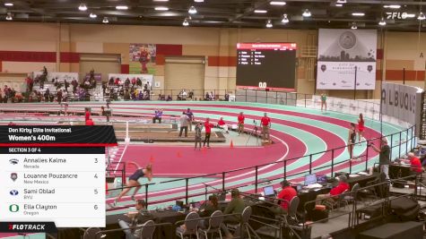 Women's 400m, Prelims 3