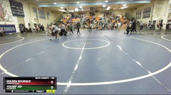 165 lbs Cons. Round 3 - Holden Bourque, Trabuco Hills vs Yousef Adi, University