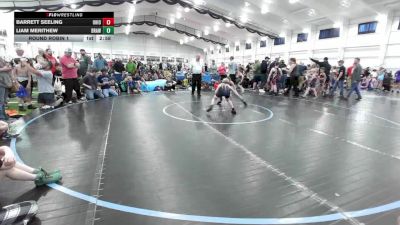 80 lbs Round Robin 1 - Barrett Seeling, Ohio Gold-Yth vs Liam Merithew, Brawler Elite-Yth