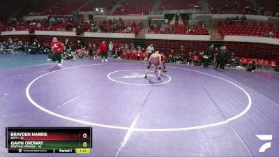 165 lbs 2nd Wrestleback And Semi-finals(16 Team) - Brayden Harris, Katy vs Gavin Ordway, Dripping Springs