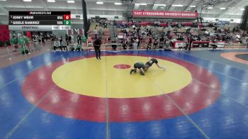 117 lbs Semifinal - Gisele Ramirez, York vs Josey Wehr, Delaware Valley