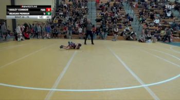 70 lbs Round 2 - Hailey Connor, Outlaw Wrestling Club vs Reagan Perman, Team Nazar