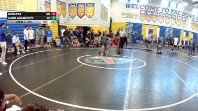 120 lbs Cons. Round 2 - Angel Agramonte, Attack vs Jayce Paz, Palm Harbor University