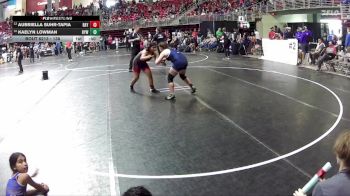 138 lbs Cons. Round 3 - Kaelyn Lowman, Hershey Youth Wrestling vs Aubriella Suhr-Tapia, Lakeview