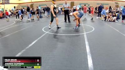 Round 3 - Andrew Oldmixon, Falcons Wrestling Club vs Miles Bruin, Grizzly Wrestling Club