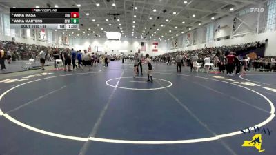 68 lbs Round 4 - Anna Masa, School Of Grappling vs Anna Martens, Salamanca Youth Warriors