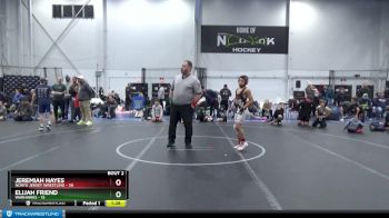 92 lbs Semis (4 Team) - Elijah Friend, Warhawks vs Jeremiah Hayes, North Jersey Wrestling