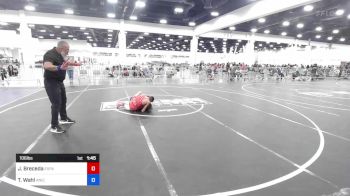 106 lbs Consolation - Jose Breceda, Espana WC vs Tyler Wahl, Aniciete TC