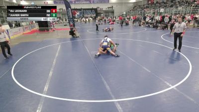 Junior Boys - 175 lbs Semis - Eli Leonard, Sarbacker Wrestling Academy vs Xavier Smith, Fishers Wrestling Club