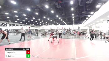 156 lbs Quarterfinal - Titus Degroat, No Team vs Mario Soliz, Aniciete TC