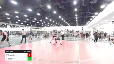 156 lbs Quarterfinal - Titus Degroat, No Team vs Mario Soliz, Aniciete TC