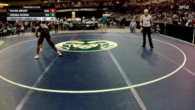 Girls 138 lbs Cons. Semi - Olivia Brody, West Mesa vs Celina Ochoa, Volcano Vista