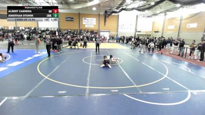 120 lbs Consi Of 16 #2 - Albert Cabrera, West Warwick vs Jonothan Stowik, Cumberland