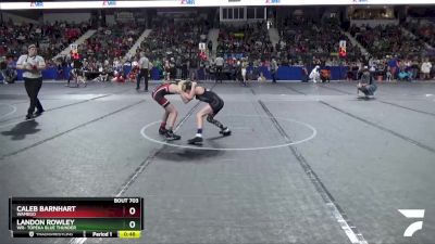 67 lbs Cons. Round 2 - Landon Rowley, WR- Topeka Blue Thunder vs Caleb Barnhart, Wamego