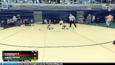 46 lbs Quarterfinal - Aurora Encinas, Silver Valley vs Rj Rodriguez Iii, Culver Mat Club