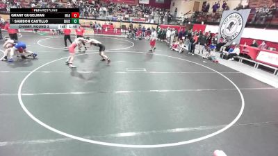 165 lbs Champ. Round 2 - Samson Castillo, Bishop Kelly High School vs Grant Gugelman, Madison