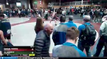 152 lbs Cons. Round 4 - Eli Bisenius, La Grande vs Samuel Thomas, University