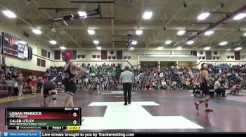 126 lbs Round 2 - Logan Pennock, Fort Madison vs Caleb Utley, New Hampton/Turkey Valley