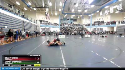 170 lbs Cons. Round 4 - Wyatt Samargis, Snake River vs Grant Weiss, Star Valley