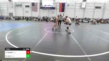 137 lbs Consolation - Carson Howell, Vacaville WC vs Sonny Lora, Rebel WC