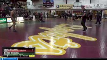157 lbs Cons. Round 3 - Dougie Swanson, University Of Providence (Mont.) vs James Williams, Embry-Riddle Aeronautical University (Ariz.)