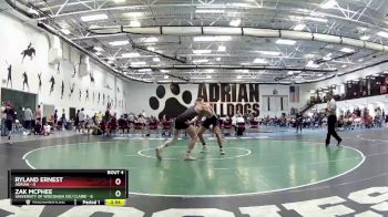 184 lbs Round 2 (6 Team) - Ryland Ernest, Adrian vs Zak McPhee, University Of Wisconsin Eau Claire