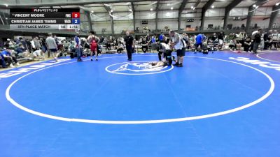 157 lbs 5th Place Match - Vincent Moore, FordDynasty Wrestling Club vs Christian James Timms, Vacaville
