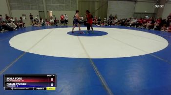 140 lbs Round 2 (6 Team) - Jayla Ford, Oklahoma Blue vs Neelie Parker, Texas Red