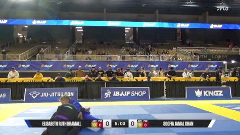 Soofia Jamal Khan vs Elisabeth Ruth Bramall 2026 Pan Jiu Jitsu IBJJF Championship