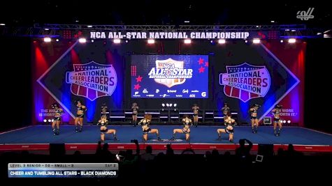 Cheer and Tumbling All Stars - Black Diamonds [2026 L3 Senior - D2 - Small - B Day 2] 2026 NCA All-Star National Championship