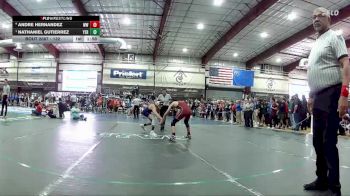 132 lbs Semifinal - Nathaniel Gutierrez, Yerington vs Andre Hernandez, West Wendover