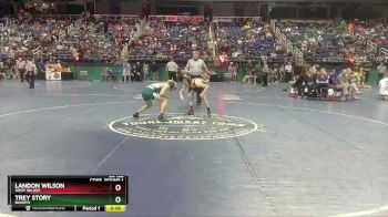 2A 126 lbs Cons. Round 1 - Landon Wilson, West Wilkes vs Trey Story, Bandys