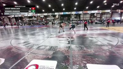 165 lbs Quarterfinal - Konnor Johnson, Bison Wrestling Club vs Aisley Retallack, Eaglecrest Wrestling