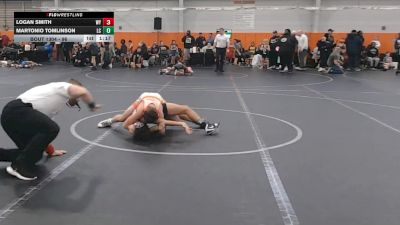 96 lbs Quarterfinal - Martonio Tomlinson, Lake Catholic vs Logan Smith, Wadsworth Youth