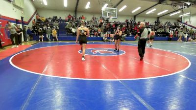 126 lbs Rr Rnd 1 - Addison McLaughlin, Sallisaw JH vs Nataleigh Tuttle, Sand Springs JH (SS)