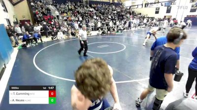 189 lbs Round Of 16 - Tyler Cumming, Mt. Olive vs Alex Reyes, Holmdel