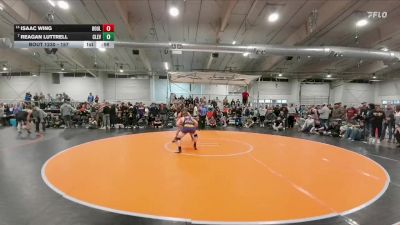 157 lbs Cons. Round 5 - Isaac Wing, Boulder vs Reagan Luttrell, Cleveland