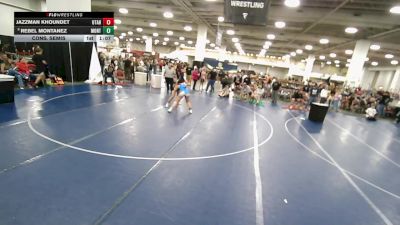 132 lbs Cons. Semis - Jazzman Khoundet, Utah vs Rebel Montanez, Montana