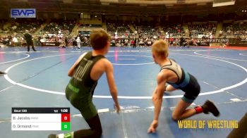 58 lbs Semifinal - Brady Jacobs, Michigan West Wrestling Club vs Oscar Ormond, Pinning Pythons