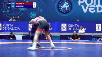 57 kg Qualif. - Herbert Akapian, Individual Neutral Athletes vs Ankush Ankush, India