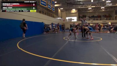 125 lbs Champ. Round 1 - Enrique Cabrera, Texas Wesleyan vs Nino Vidic, Northern Oklahoma College-Tonkawa