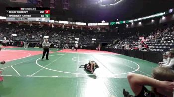 92 lbs Cons. Semi - Makenley Harker, BLO2 vs Tinley Thieroff, WWC3